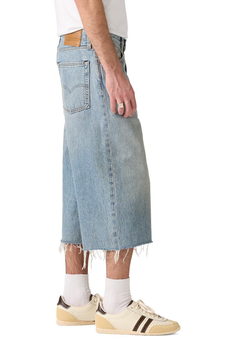 478™ Raw Hem Baggy Capri Jeans, Alternate, color, MELLOW MORNINGS
