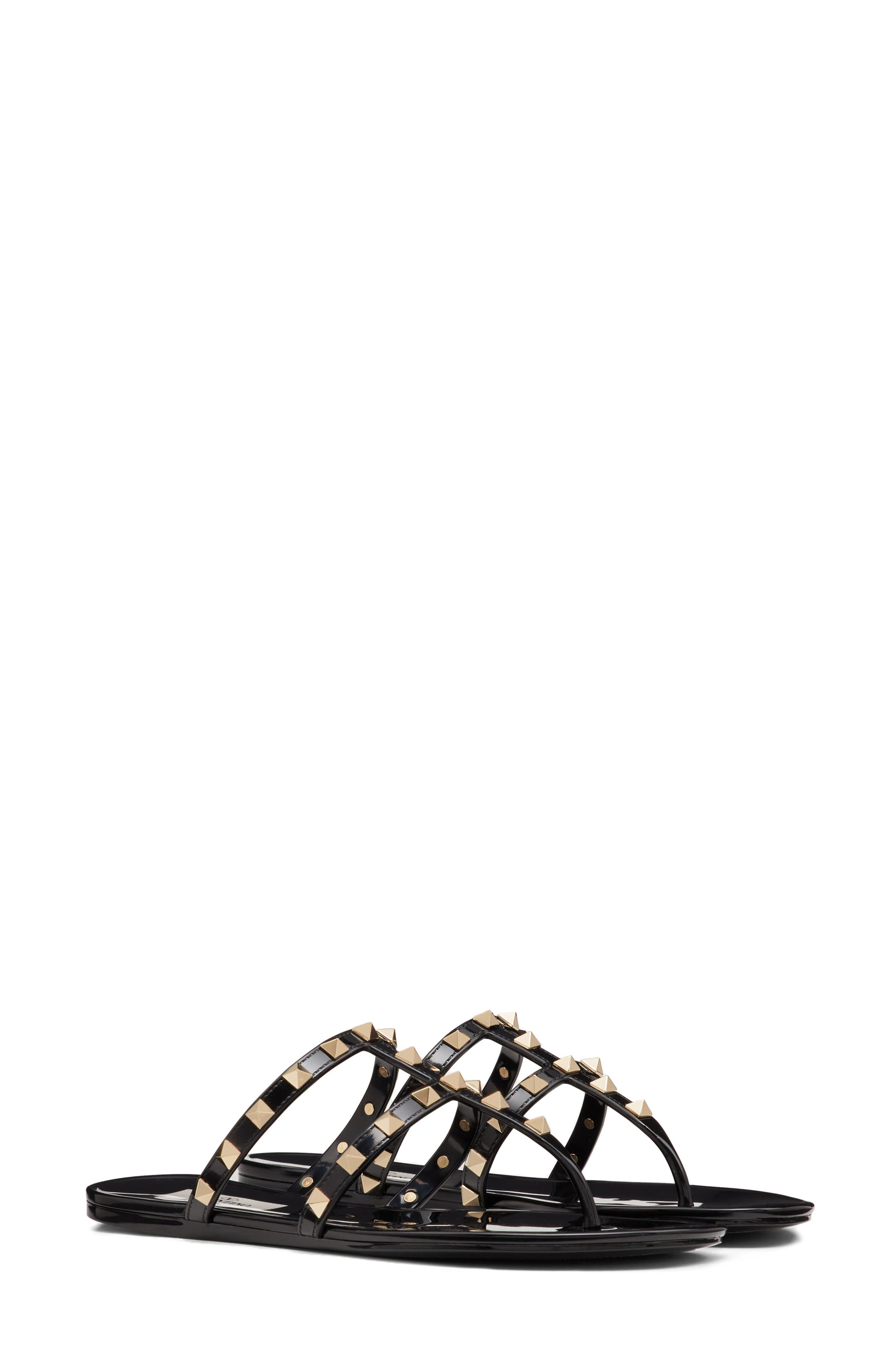 Valentino Garavani Rockstud Jelly Sandal, Main, color, 