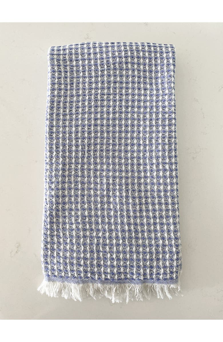 Anaya 2 Tone Turkish Cotton Waffle Bath Towel, Alternate, color, Natural Beige