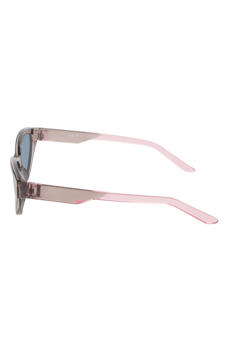 Nike Tide Solar 57mm Cat Eye Sunglasses, Alternate, color, College Grey / Teal