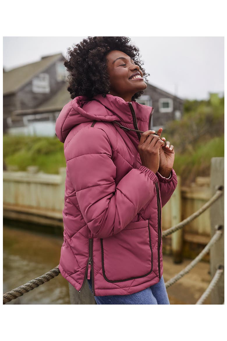 FeatherFree Insulated Diamond Quilted Jacket, Alternate, color, Washed Bordeaux