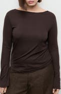 MANGO Boatneck Top