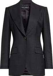 Dolce&Gabbana Turlington Single Breasted Virgin Wool Blazer