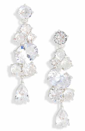 NORDSTROM RACK Mixed Cubic Zirconia Drop Earrings
