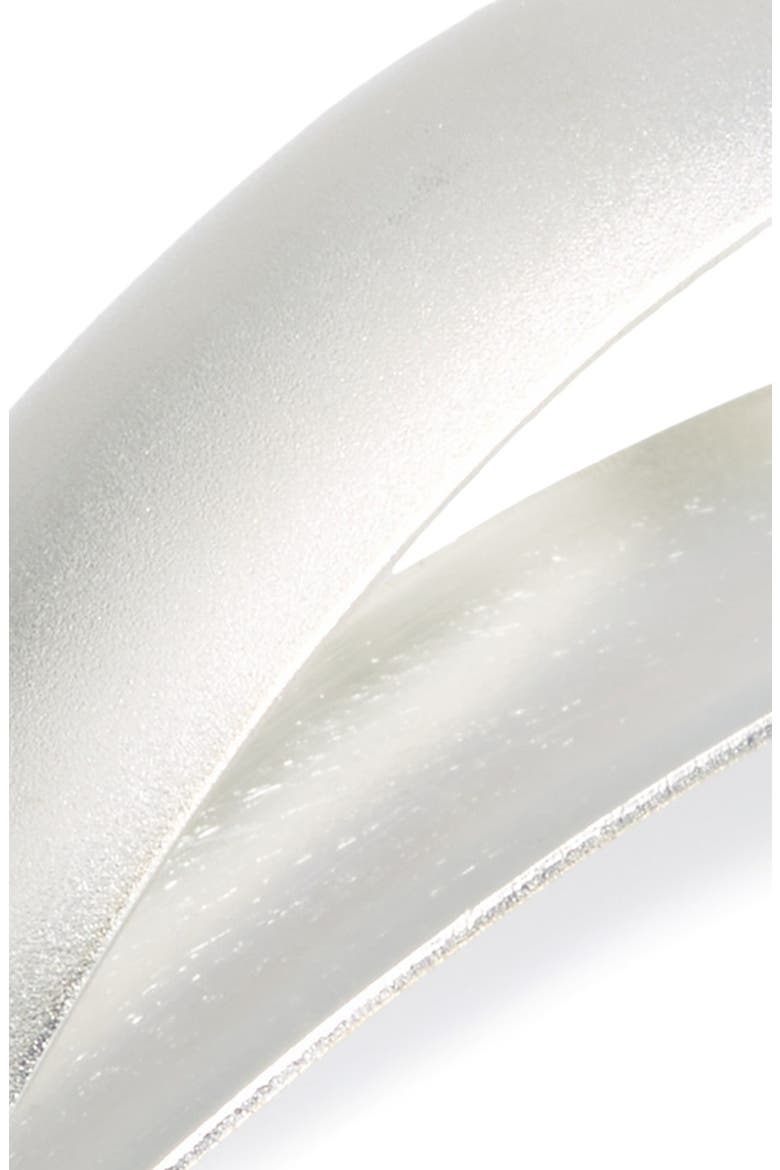 'Ficcarissimo' Hair Clip, Alternate, color, SILVER MATTE