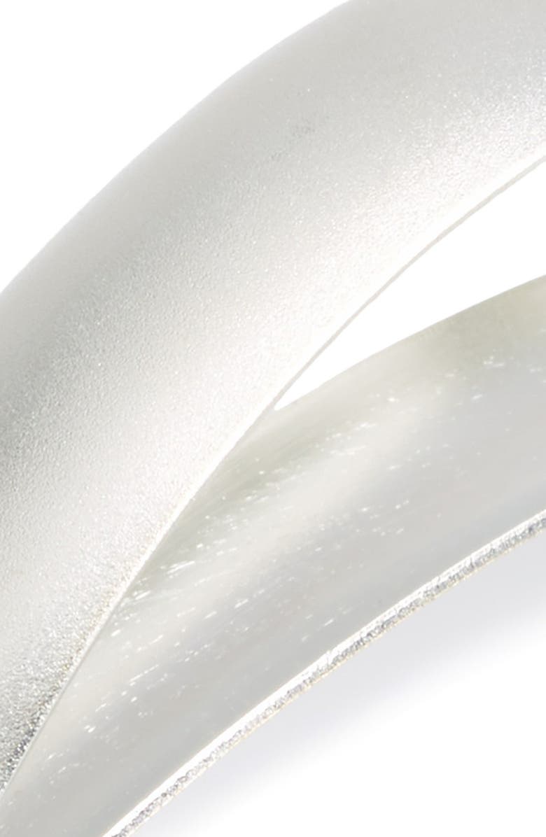 Ficcare 'Ficcarissimo' Hair Clip, Alternate, color, Silver Matte