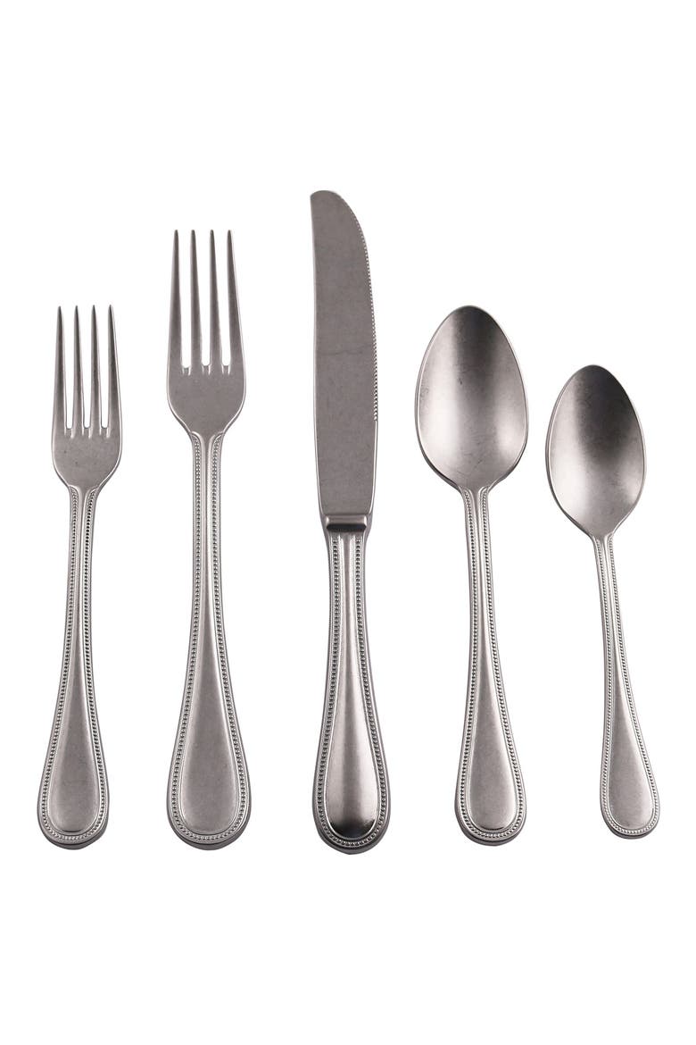 Perla 5-Piece Place Setting, Main, color, STAINLESS STEEL
