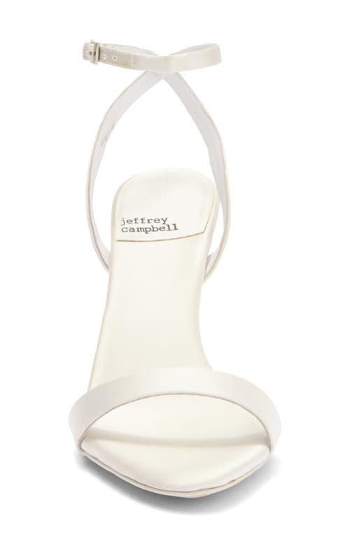 Jeffrey Campbell Blossmz Ankle Strap Satin Sandal