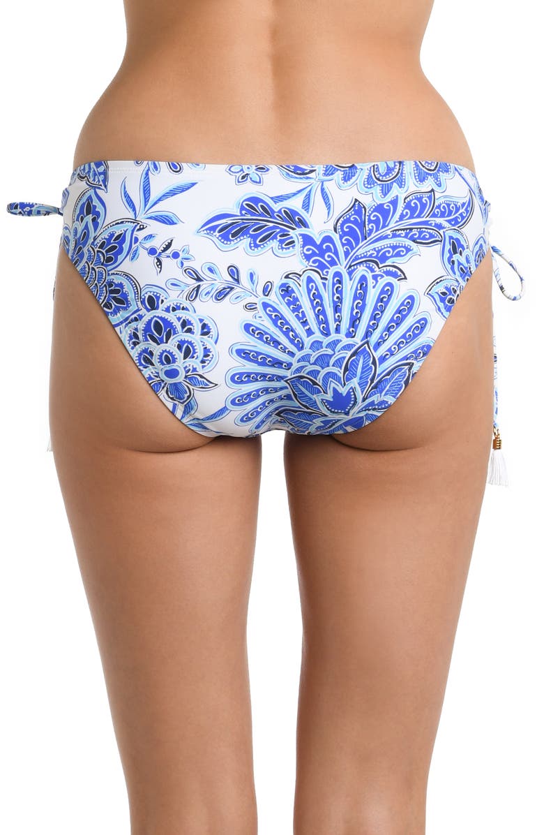 La Blanca Beyond Side Tie Hipster Bikini Bottoms, Alternate, color, 