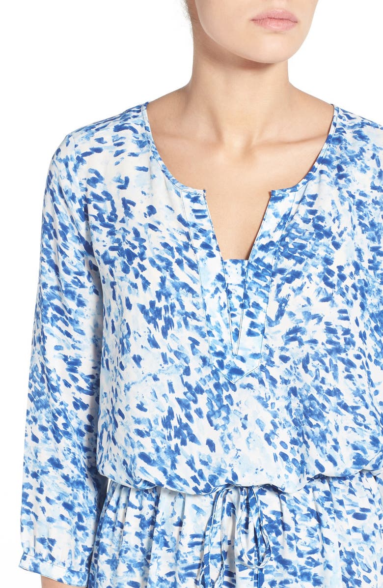 NYDJ 'Alex' Pleat Back Drawstring Dress with Shaper, Alternate, color, 