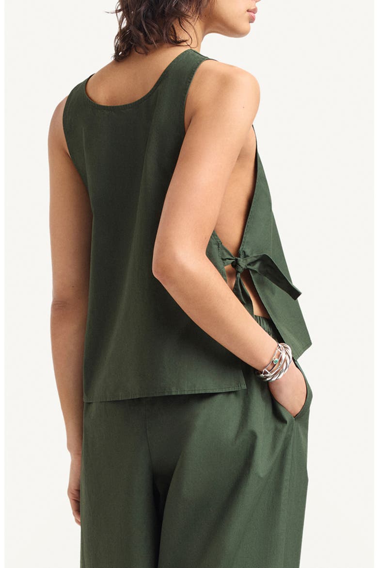 Parker Organic Cotton Tank Top, Alternate, color, FOREST