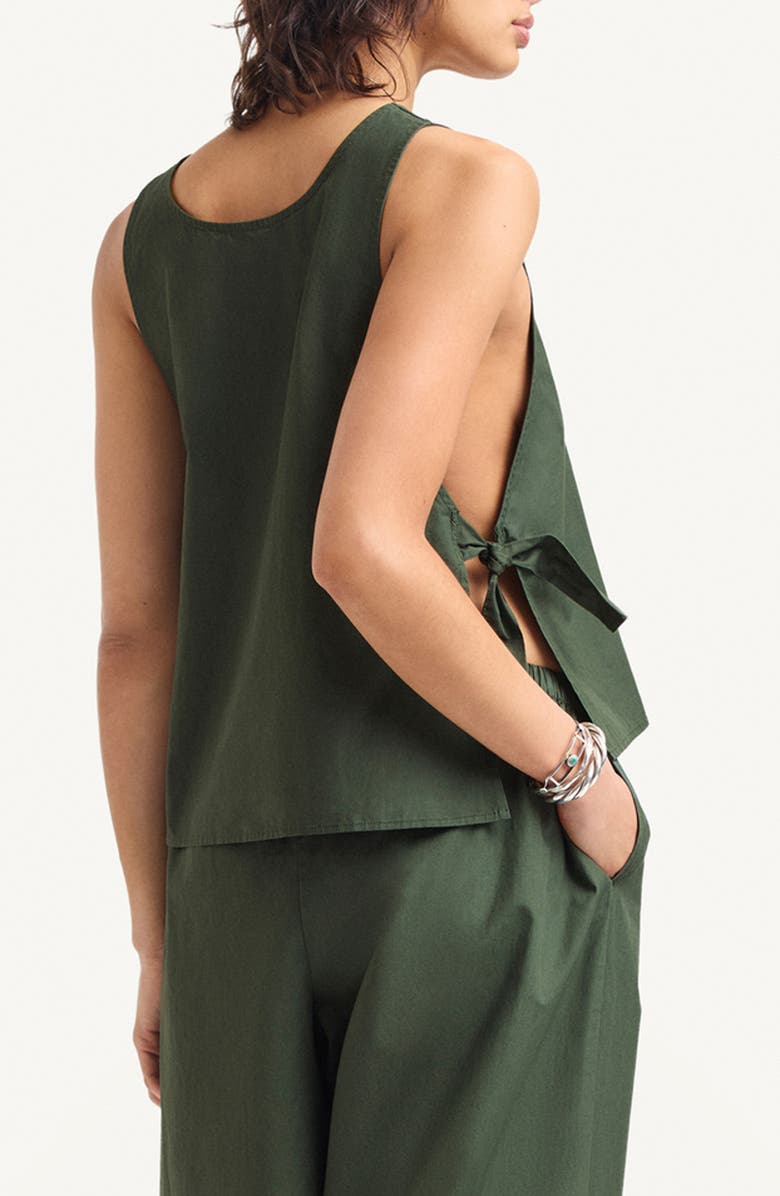 Vitamin A<sup>®</sup> Parker Organic Cotton Tank Top, Alternate, color, Forest