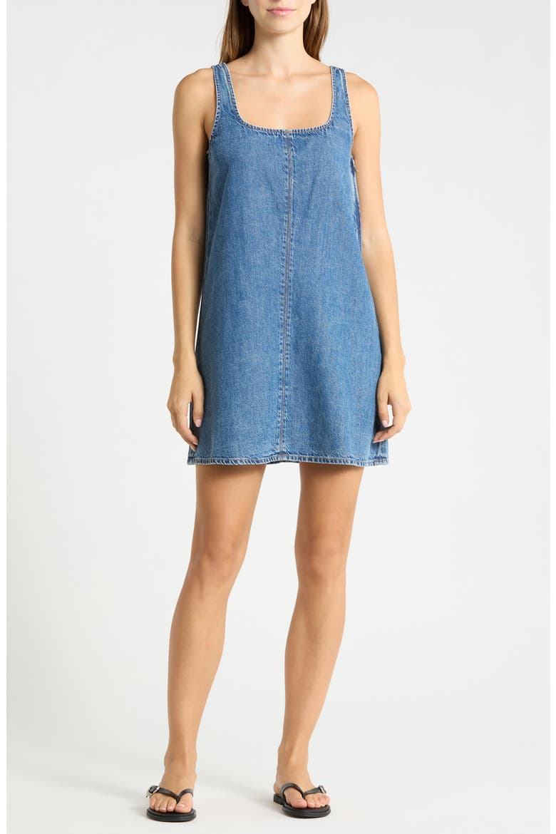 Kiki Sleeveless Denim Minidress, Main, color, CLAUDIA