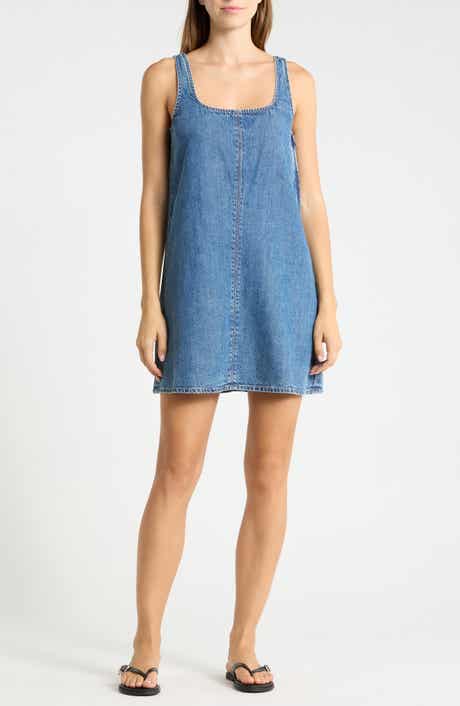 Kiki Sleeveless Denim Minidress
