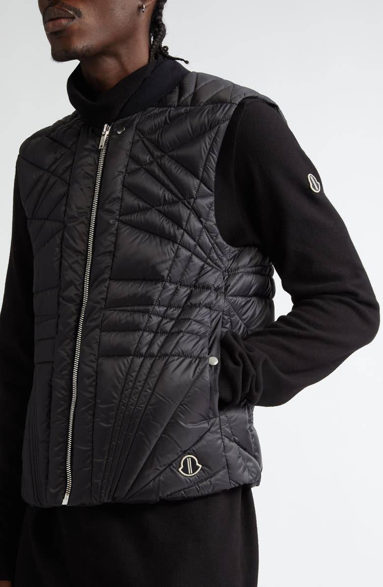 Moncler x Rick Owens Megapenta Quilted Flight Vest, Alternate, color,