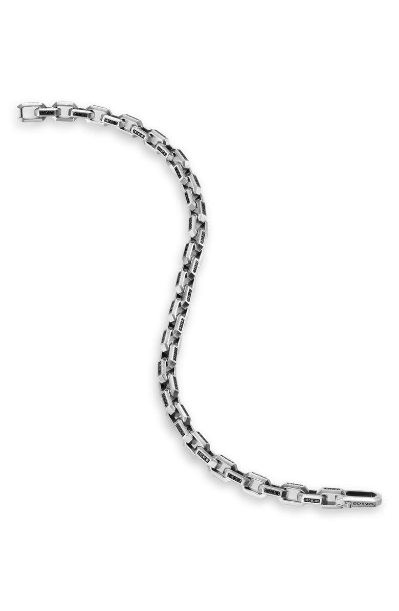 David Yurman Streamline Link Bracelet, Alternate, color, Black Diamond