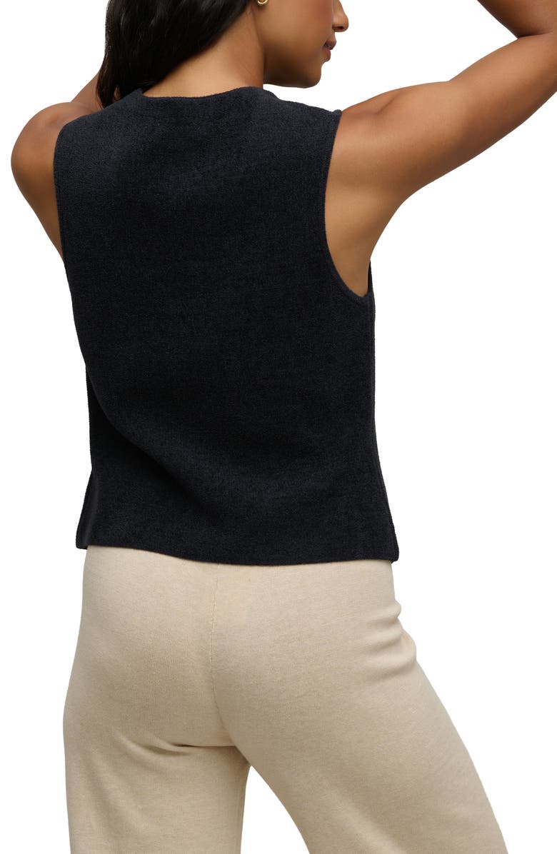 Barefoot Dreams<sup>®</sup> CozyChic Ultra Lite<sup>®</sup> Button Front Vest, Alternate, color, Black