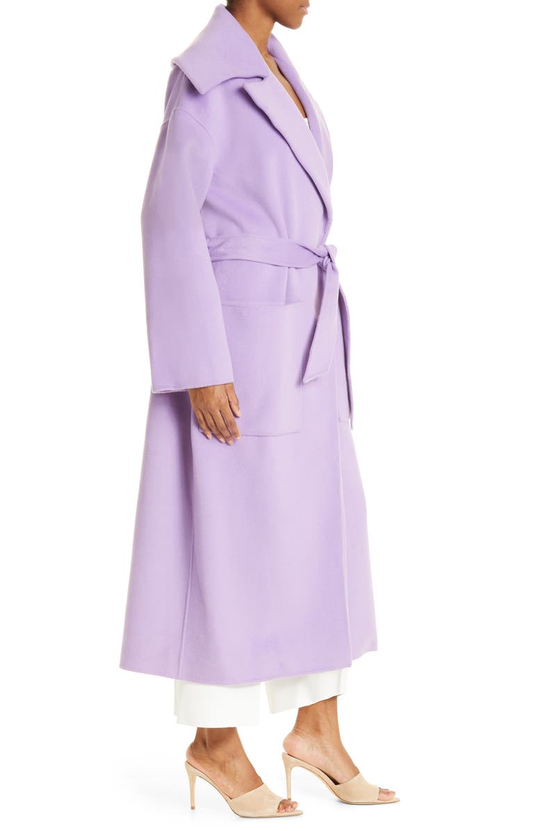 Nanushka Soa Wool Wrap Coat, Alternate, color,
