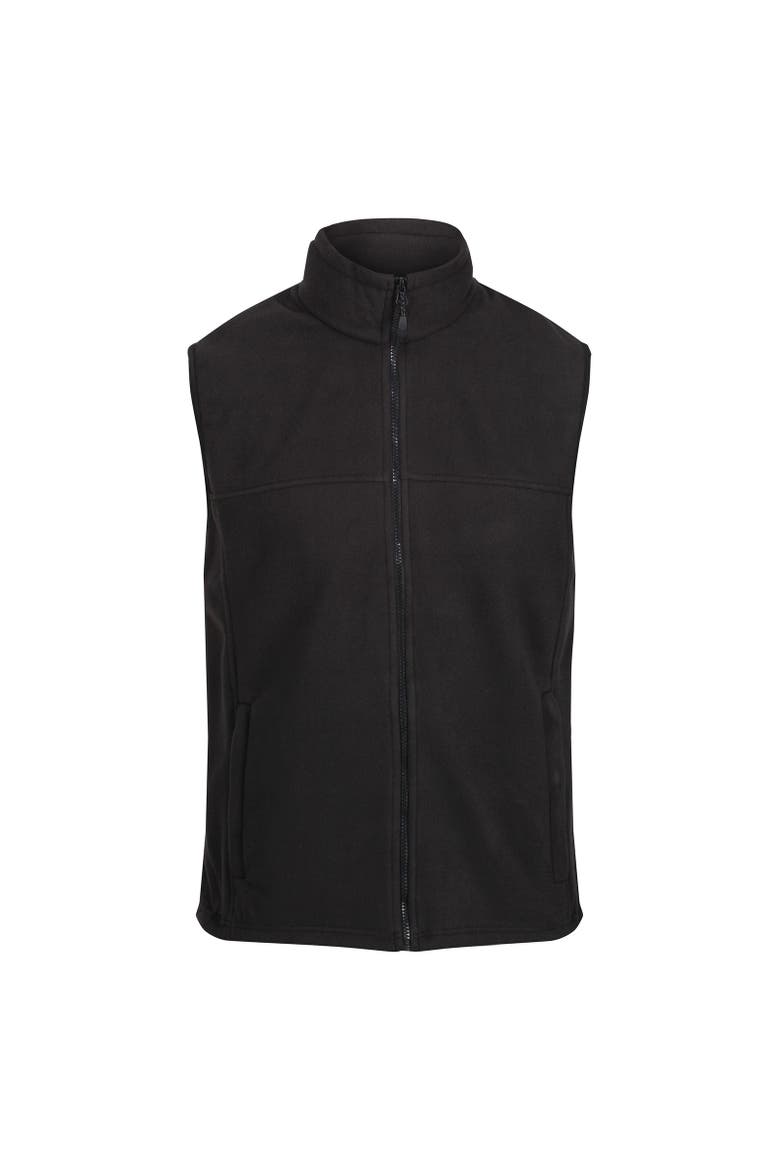 Haber Ii Full-zip Bodywarmer Fleece Anti-pill Jacket, Main, color, Black