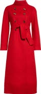 Valentino Garavani Double Breasted Wool & Cashmere Belted Coat
