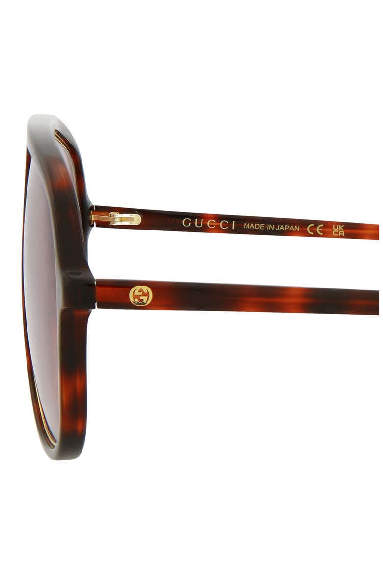 57mm Novelty Navigator Sunglasses, Alternate, color, HAVANA HAVANA PINK