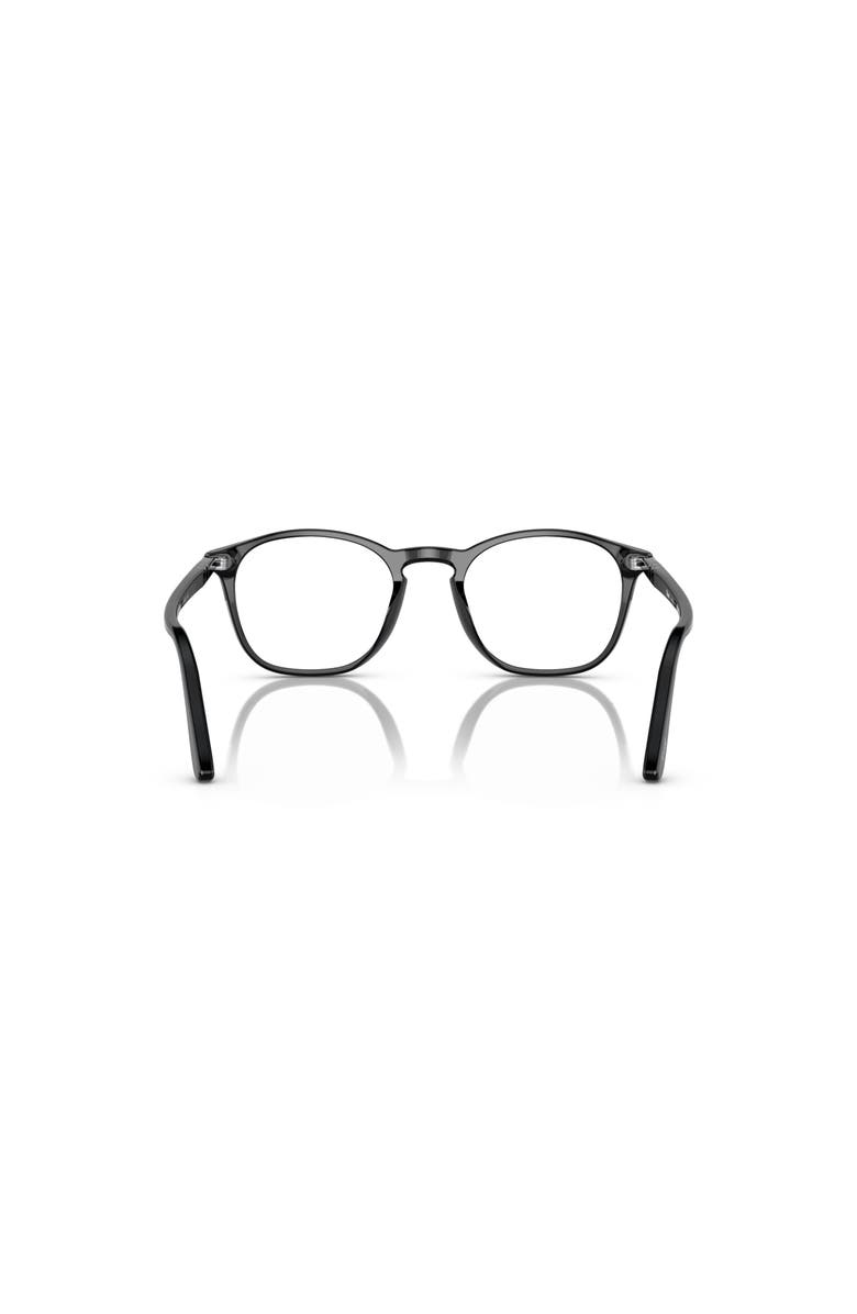 Persol 50mm Square optical glasses, Alternate, color, Black