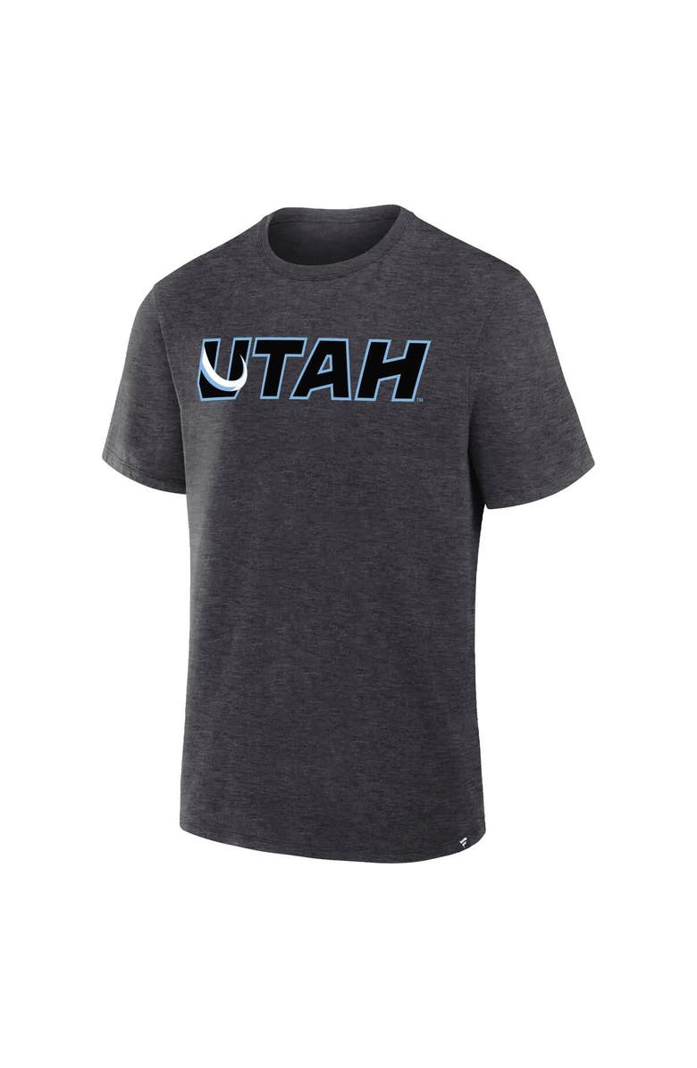FANATICS Men's Fanatics  Heather Charcoal Utah Mammoth Combo Legacy T-Shirt, Alternate, color, Heather Charcoal