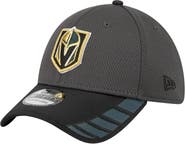New Era Men's New Era Gray Vegas Golden Knights Visor Hit 39THIRTY Flex Hat