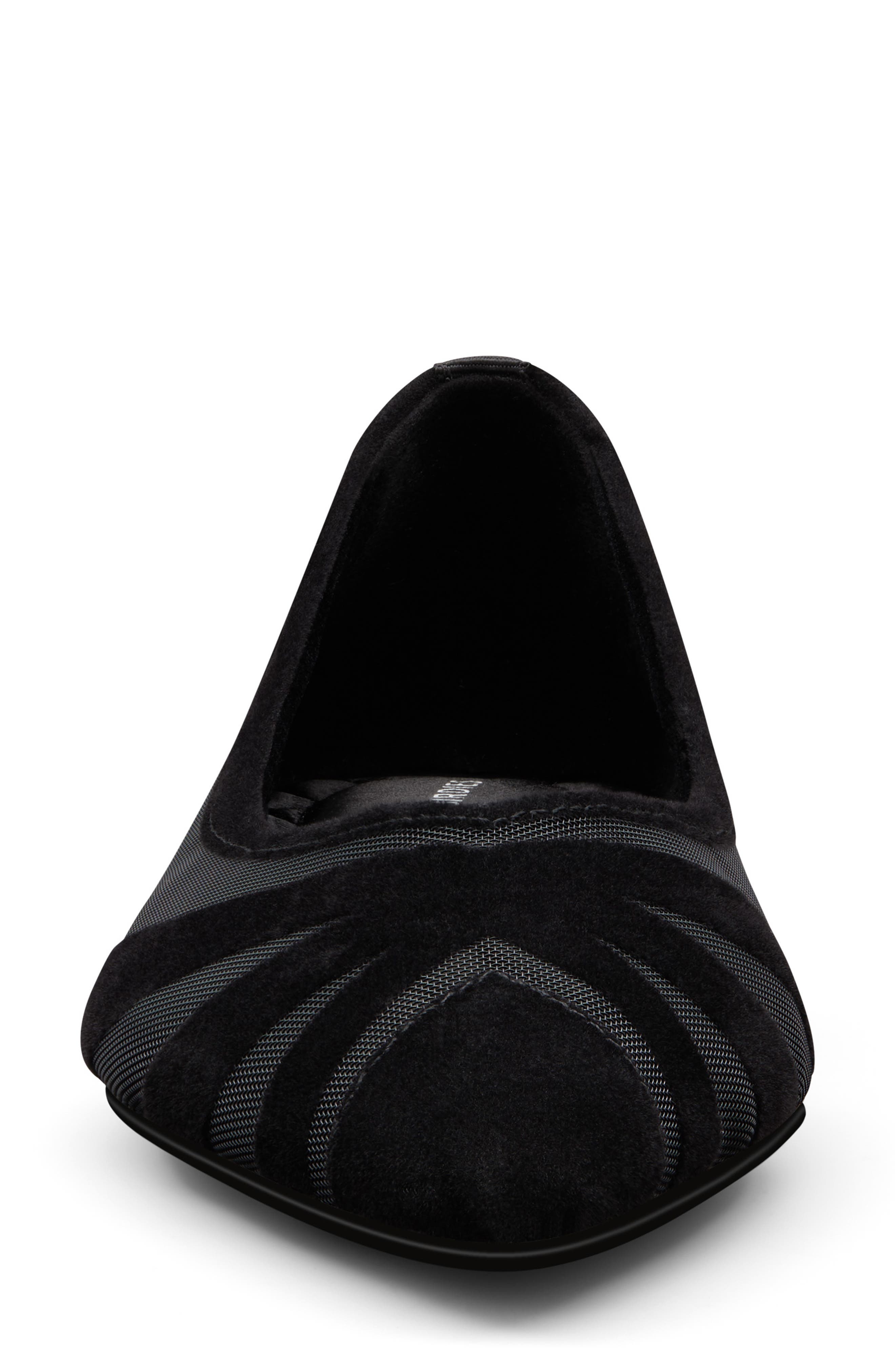 The Goldfinch 15 Velvet Mesh, Alternate, color, BLACK VELVET MESH