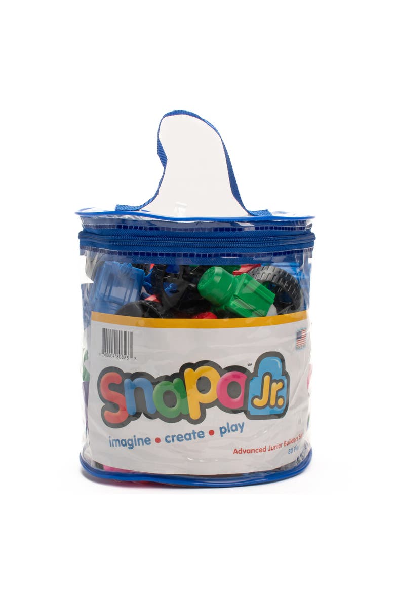Advanced Builder's 80 Piece Kit building Blocks, Main, color, Multicolored