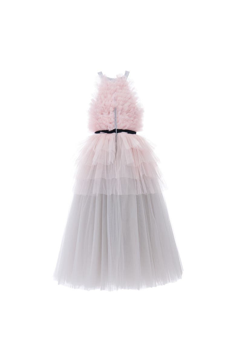 Tulleen Lowana Halter Gown, Alternate, color, Pink