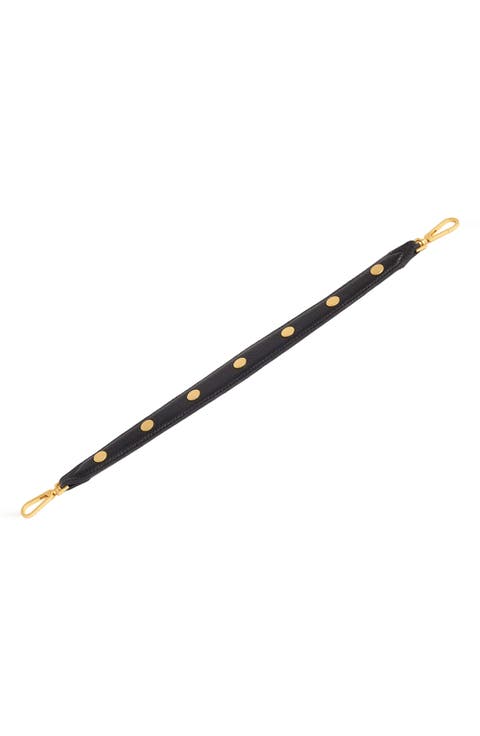 Rivet Leather Bag Strap