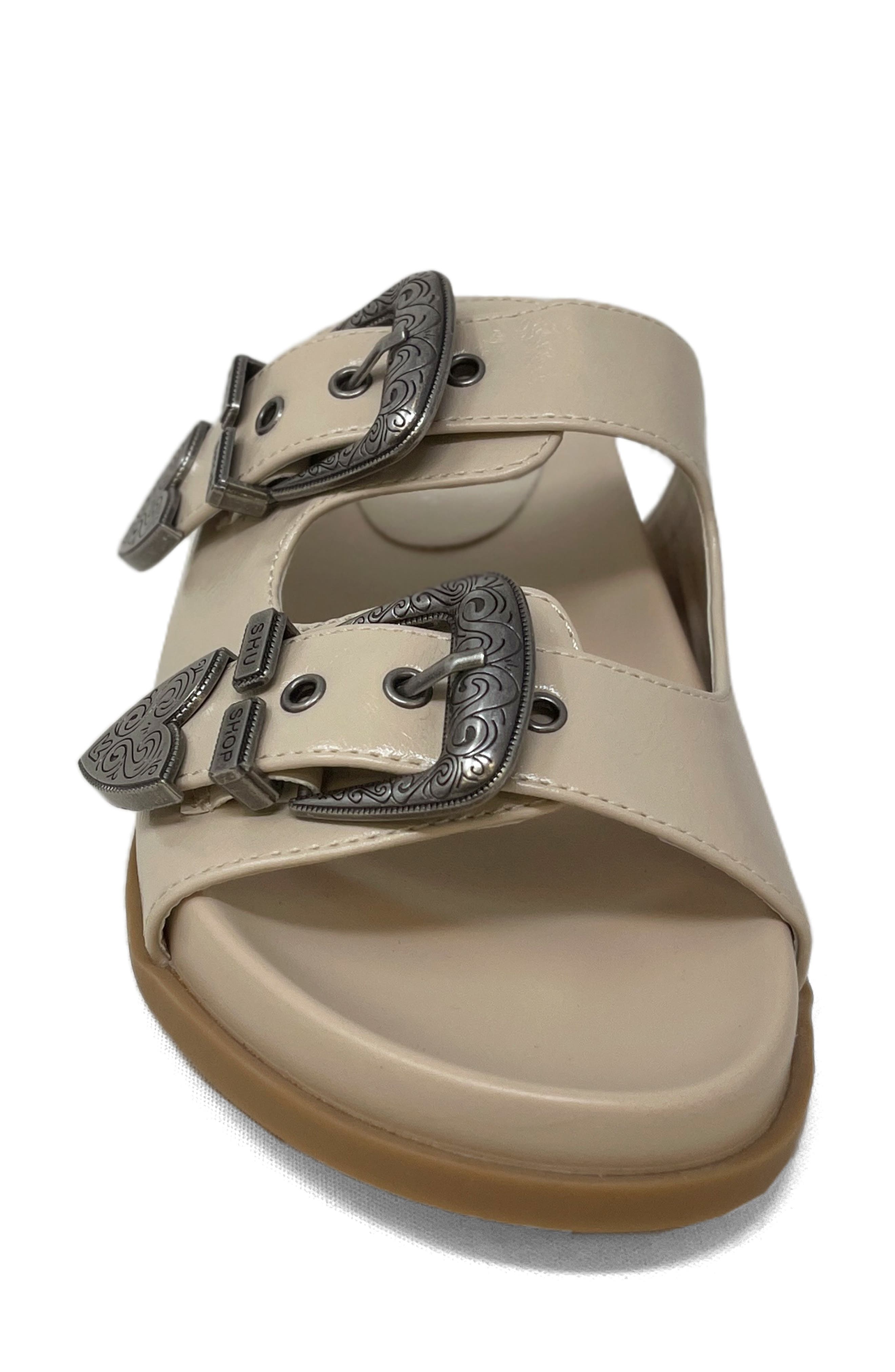 Dolly Two-Strap Sandal, Alternate, color, BONE
