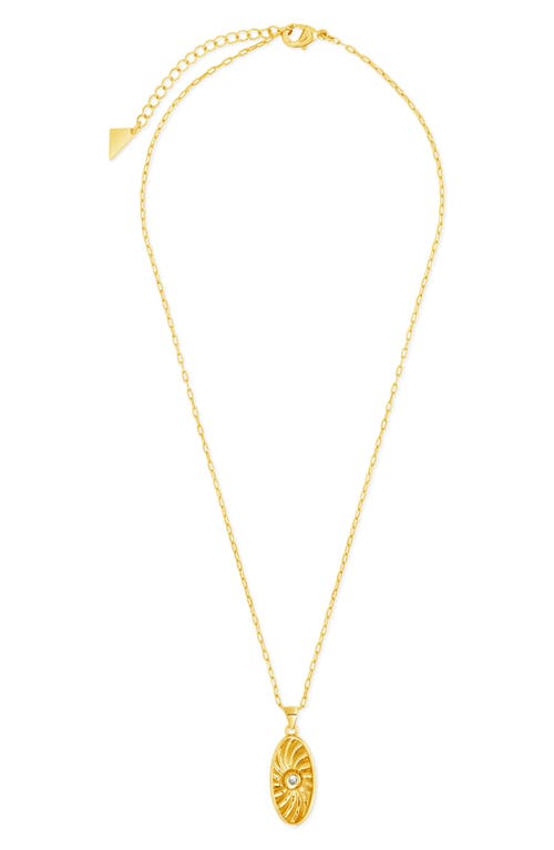 Sterling Forever Tarte Normande Cubic Zirconia Pendant Necklace