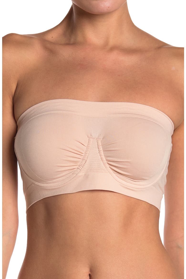 Body Smooth Seamless Strapless Bra, Main, color, CAMEO ROSE