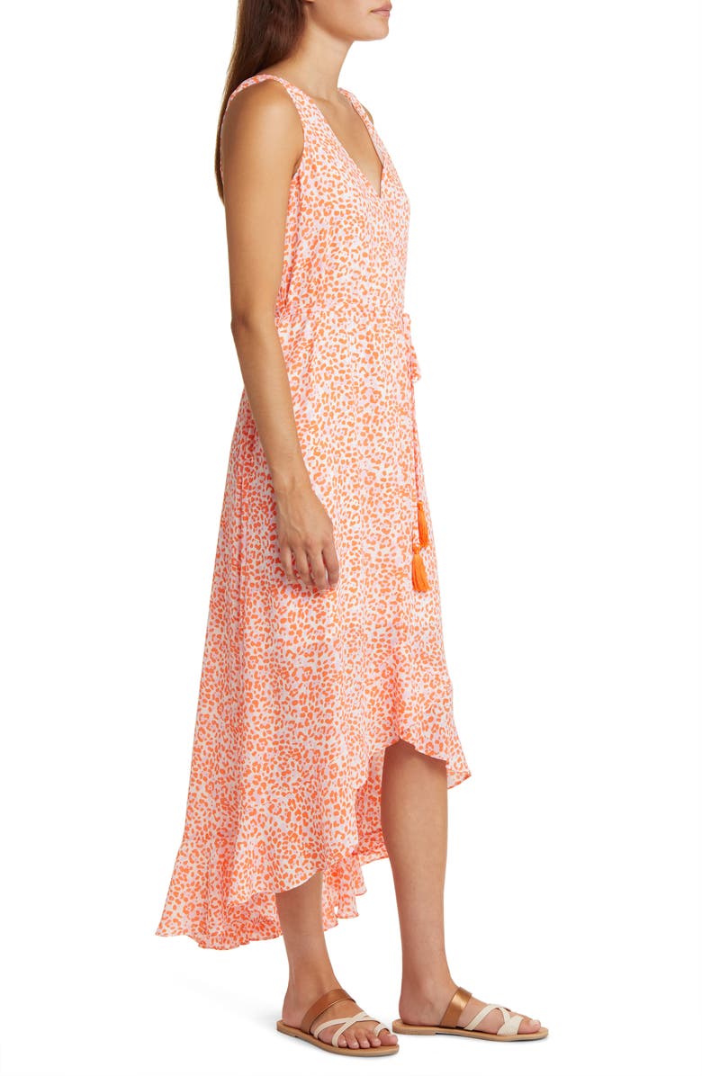Tommy Bahama Charming Cheetah High-Low Dress, Alternate, color, 