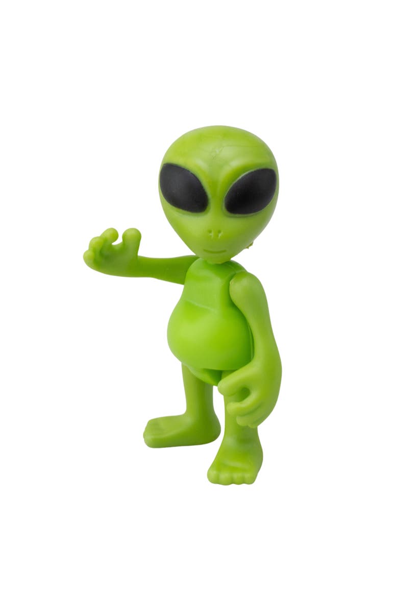 Space Adventure Alien Figurine 3 Inch Posable Action Figure Kids 3+, Alternate, color, Multicolored
