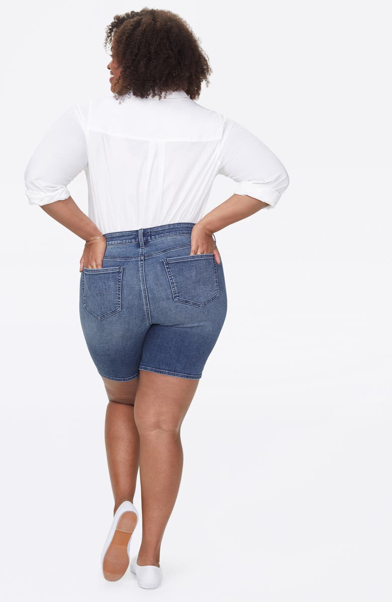 NYDJ Ella Side Slit Denim Shorts, Alternate, color, 