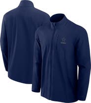 Fanatics Signature Men's Fanatics Signature Navy Dallas Cowboys Front Office Woven Full-Zip Jacket