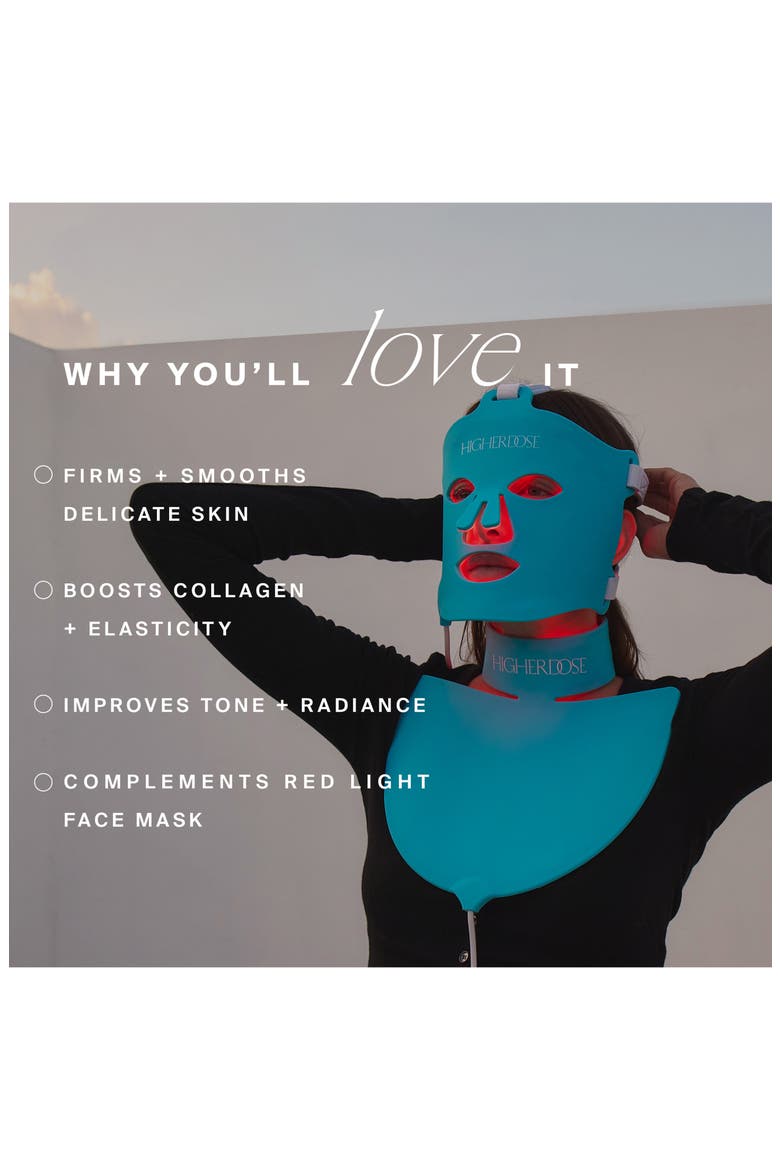 Red Light Neck Enhancer, Alternate, color, BLUE