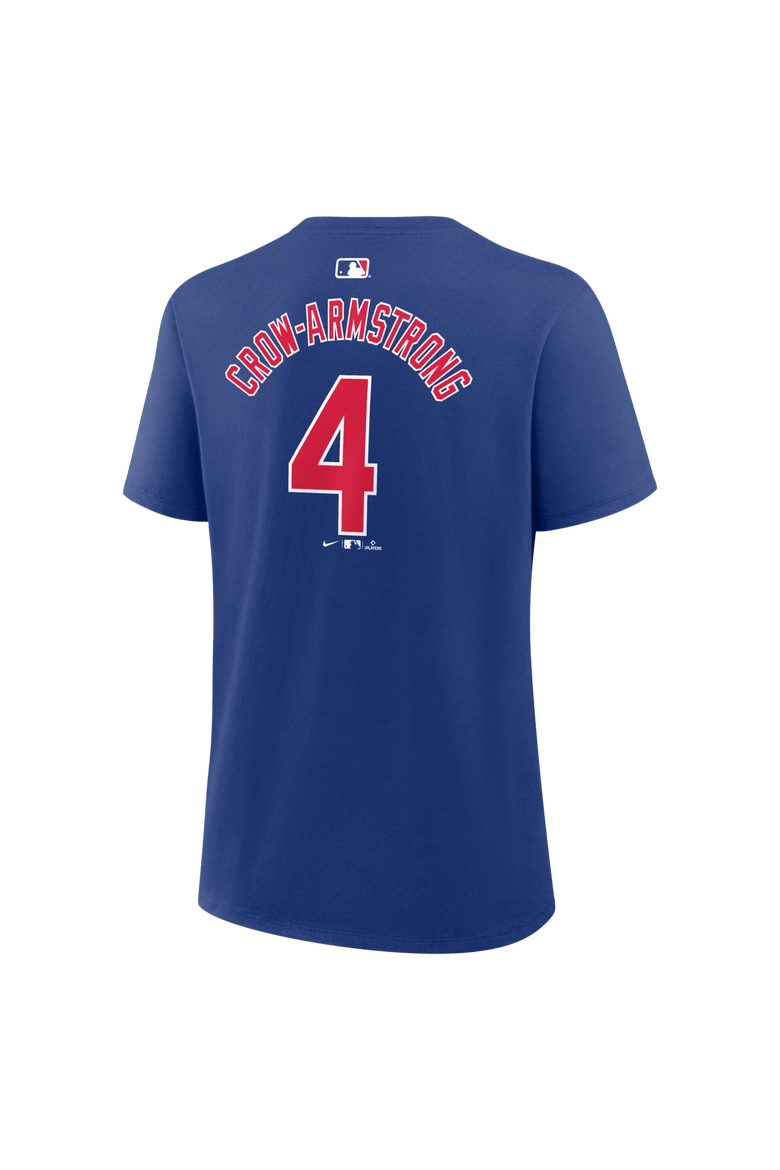 Women's Nike Pete Crow-Armstrong Royal Chicago Cubs Name & Number T-Shirt, Alternate, color, Royal