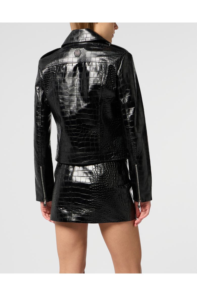 Biker Jacket Cocco Women, Alternate, color, black