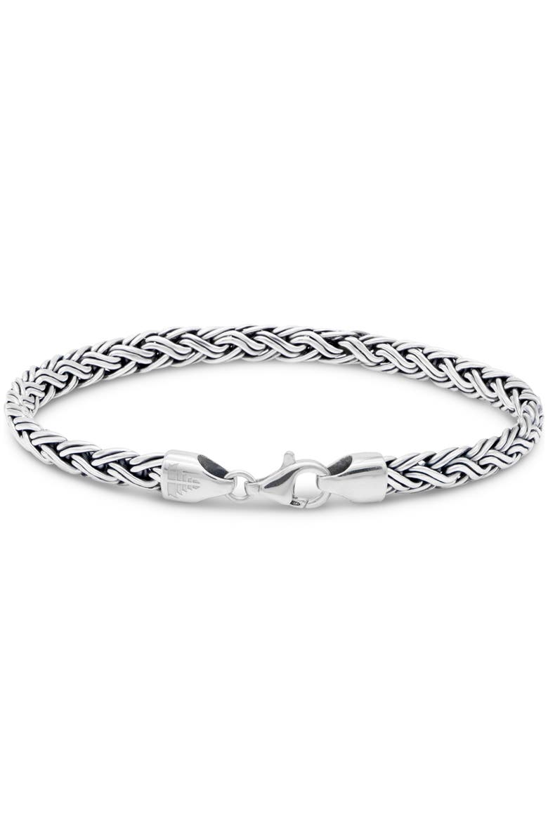 DEVATA Paddy Oval Chain Bracelet in Sterling Silver, 5mm, Alternate, color, Silver