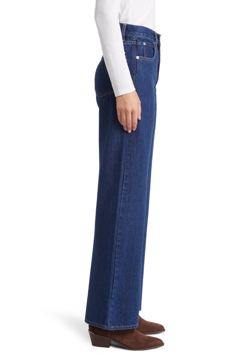SLVRLAKE Grace High Waist Wide Leg Jeans, Alternate, color, 