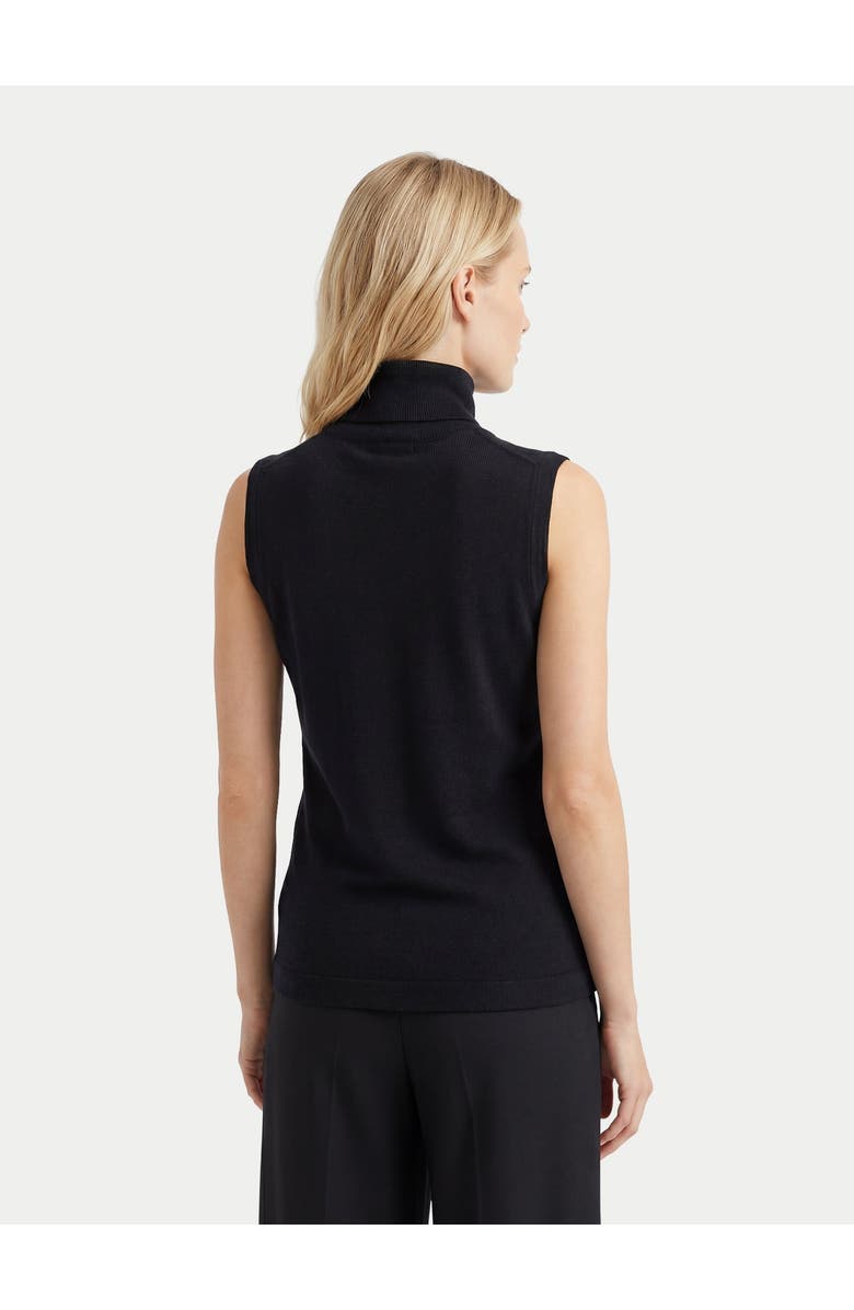 Gobi Cashmere Cashmere Silk High-Neck Top, Alternate, color, Black