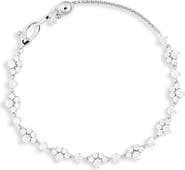 Nadri Lace Line Adjustable Bracelet