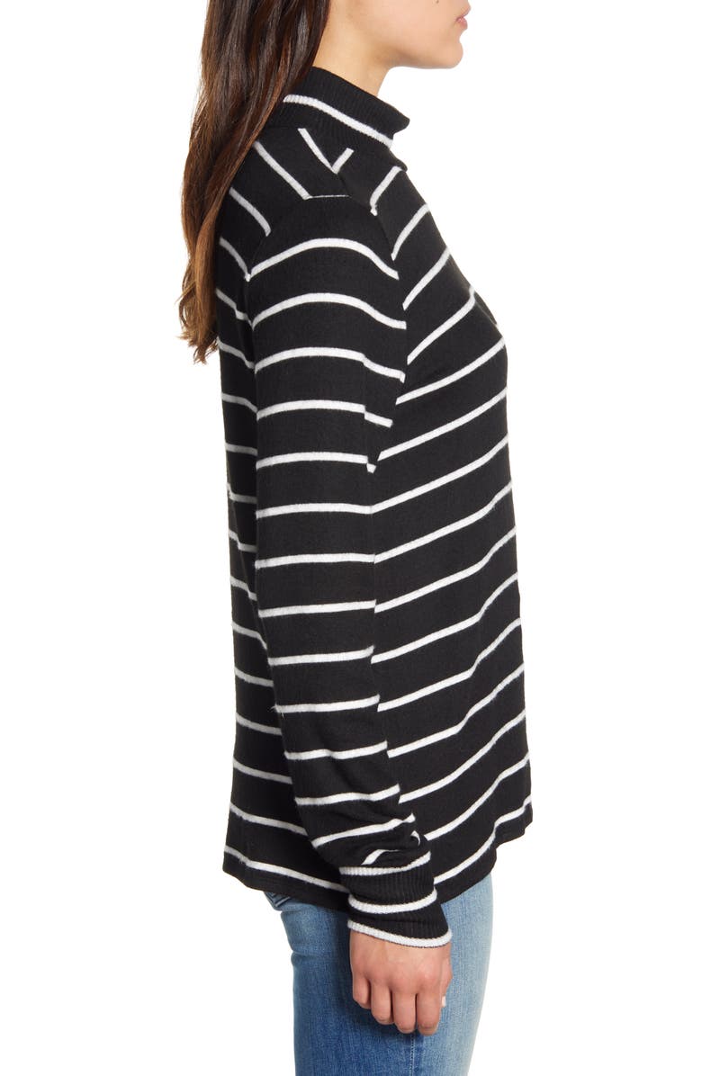 Lucky Brand Mock Neck Cloud Jersey Top, Alternate, color, 