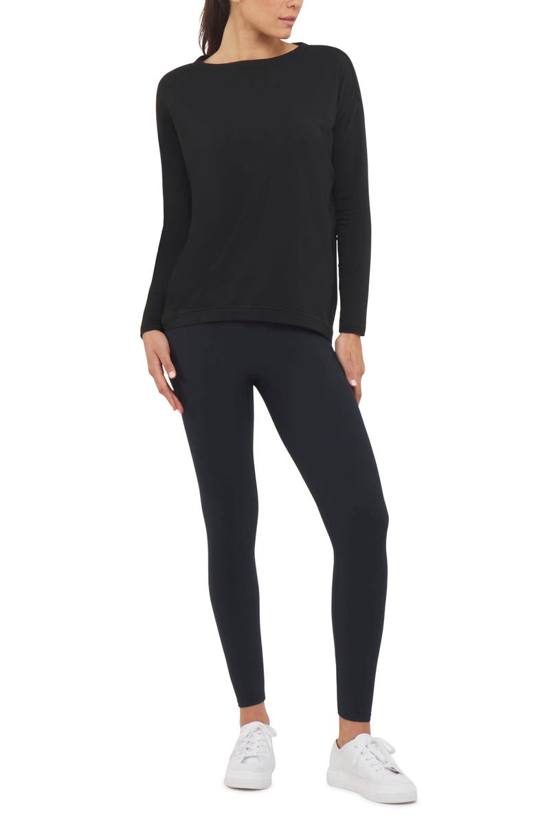 SPANX<sup>®</sup> Supernaturals Flowy Long Sleeve T-Shirt, Alternate, color, 