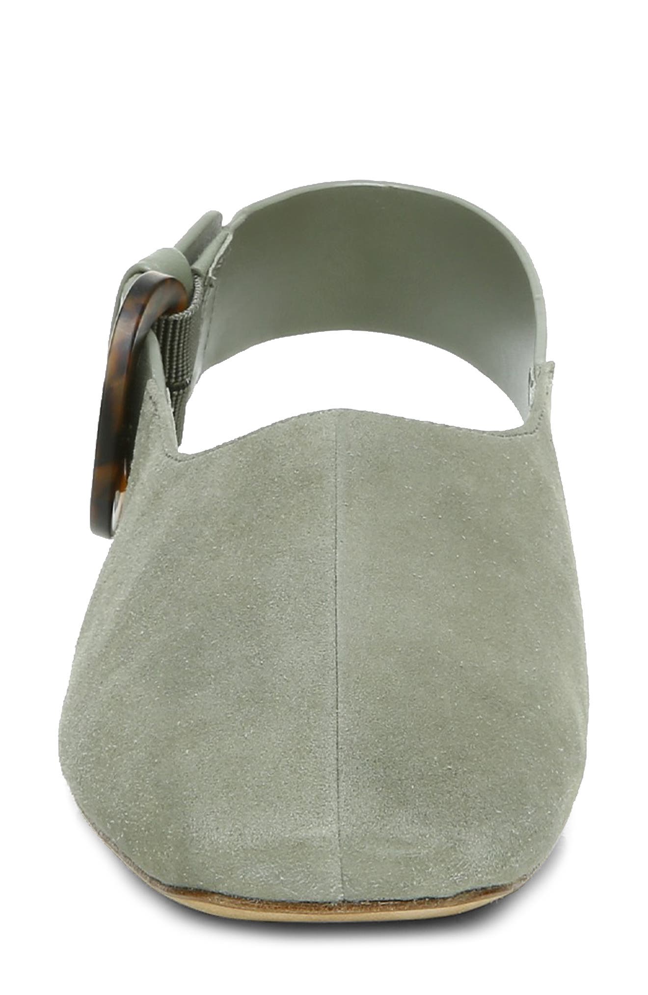 Cadot Slingback Flat, Alternate, color, WHITE SAGE