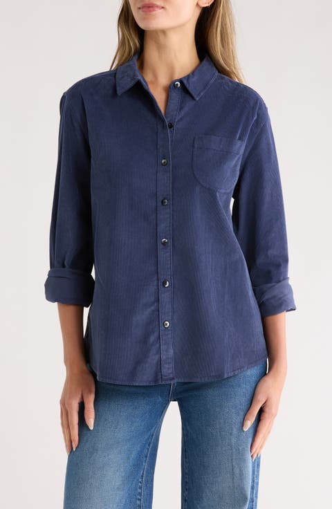 Sunwashed Coasta Cord Long Sleeve Shirt